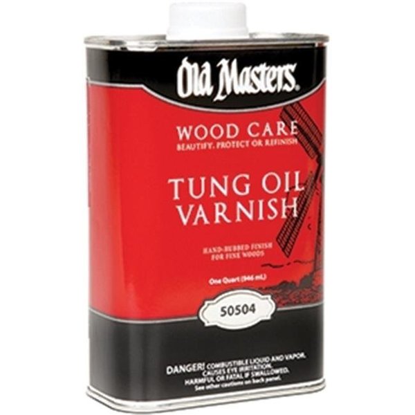 Old Masters Old Masters 50504 Tung Oil Varnish - 1 Quart 86348505049